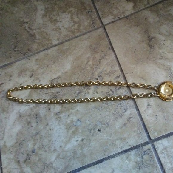 SOLD Vintage Givenchy NY PARIS Gold Necklace - Picture 7 of 7
